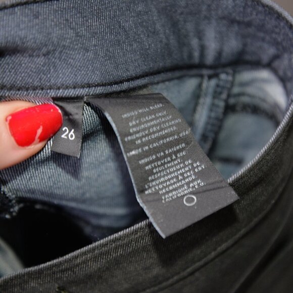 J Brand Super Skinny Coated Jeans in Moonwalk Sz 26 - Picture 9 of 9